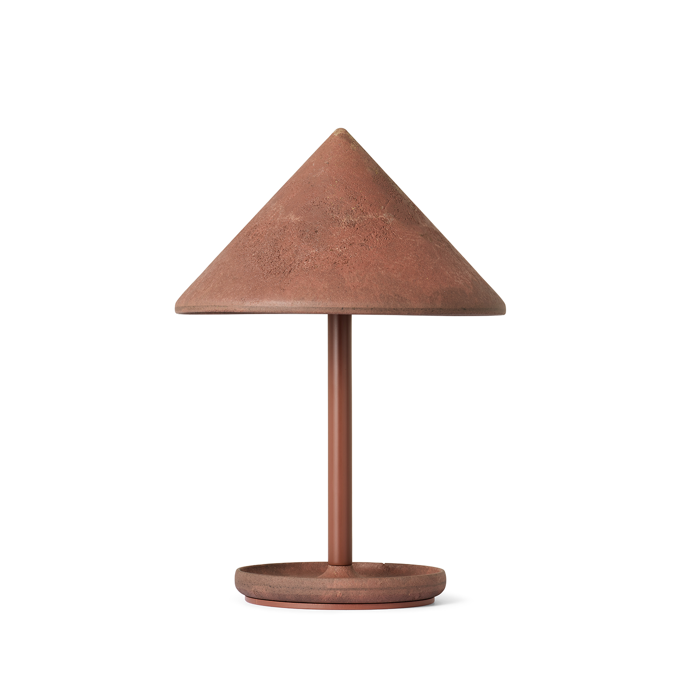 Terra Portable Lamp | Coffee Rust Red | by OEO Studio