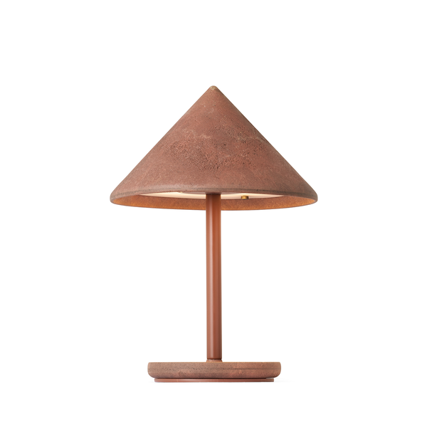 Terra Portable Lamp | Coffee Rust Red | by OEO Studio