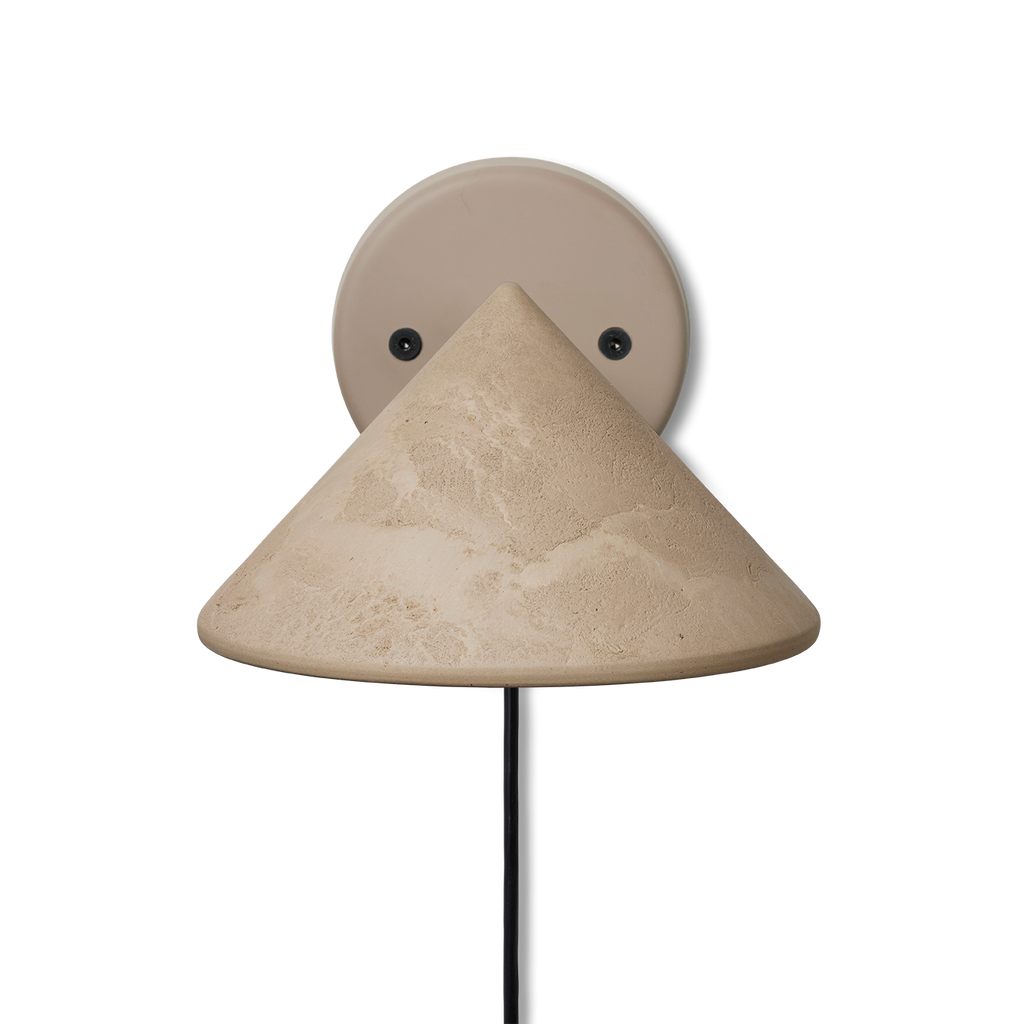 Terra Wall Lamp | Coffee Waste Light | by OEO Studio