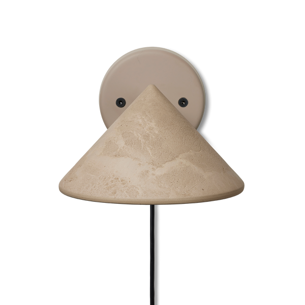 Terra Wall Lamp | Coffee Waste Light | by OEO Studio