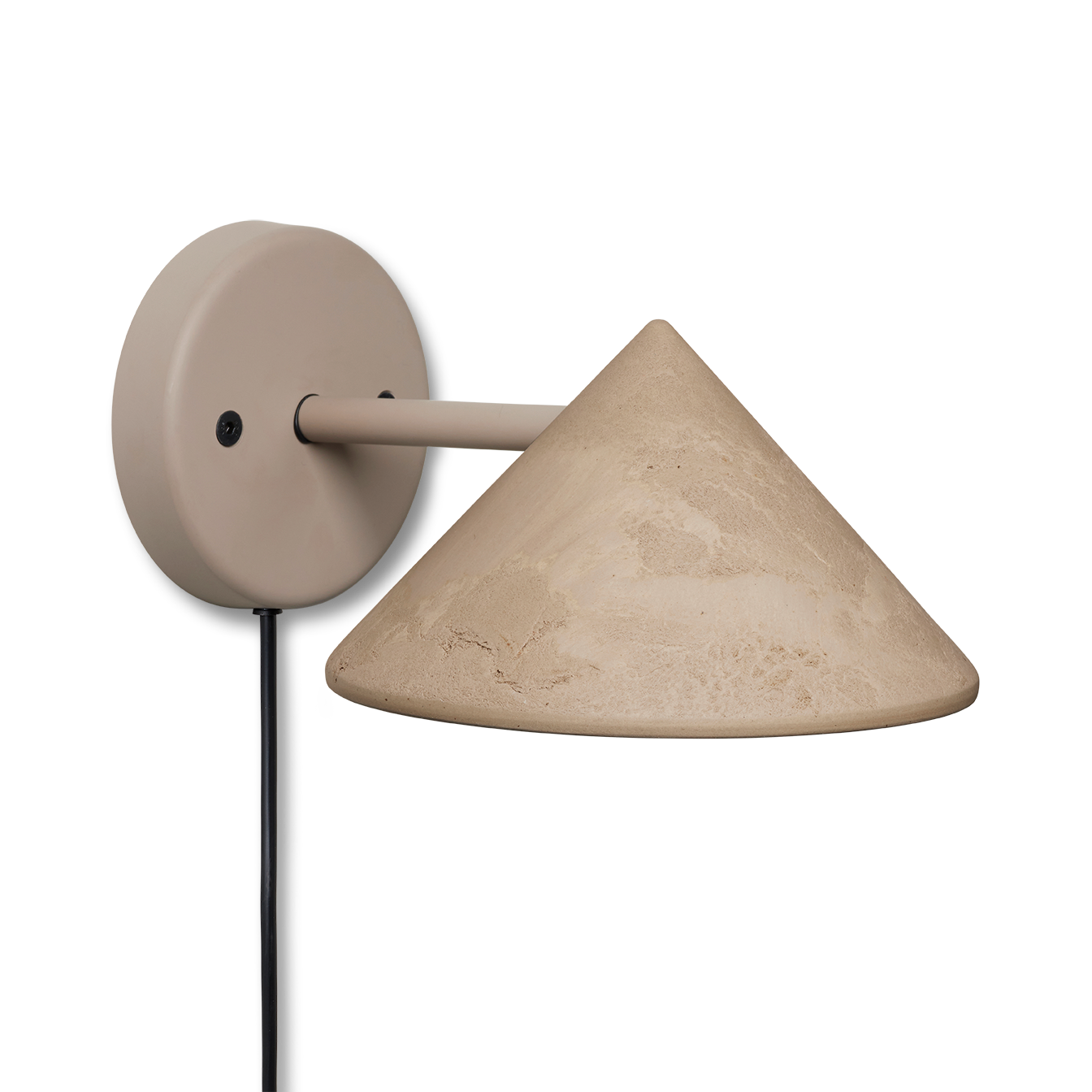 Terra Wall Lamp | Coffee Waste Light | by OEO Studio