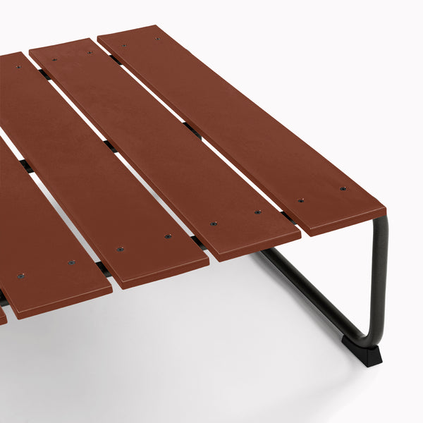 Ocean Lounge Table | Burnt Red | by Jørgen & Nanna Ditzel