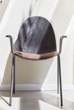 Eternity Armchair | Uphol. Seat | Coffee Waste Black | by Space Copenhagen
