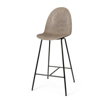 Eternity High Stool | Full Front Uphol. | Coffee Waste Light | by Space Copenhagen
