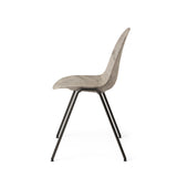 Eternity Sidechair | Full Front Uphol.| Wood Waste Grey | by Space Copenhagen