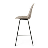Eternity High Stool | Full Front Uphol. | Wood Waste Grey | by Space Copenhagen