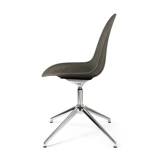Eternity Swivel | Polished Base | Coffee Waste Dark | by Space Copenhagen