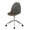 Eternity Swivel | Polished Base | Full Front Uphol.| Coffee Waste Dark | by Space Copenhagen