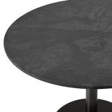 Mater Dining Table | Coffee Waste Black | H 70 cm | Ø 100 cm