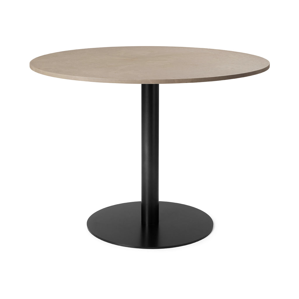 Mater Dining Table | Coffee Waste Light | H 70 cm | Ø 100 cm