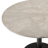 Mater Dining Table | Wood Waste Grey | H 70 cm | Ø 100 cm