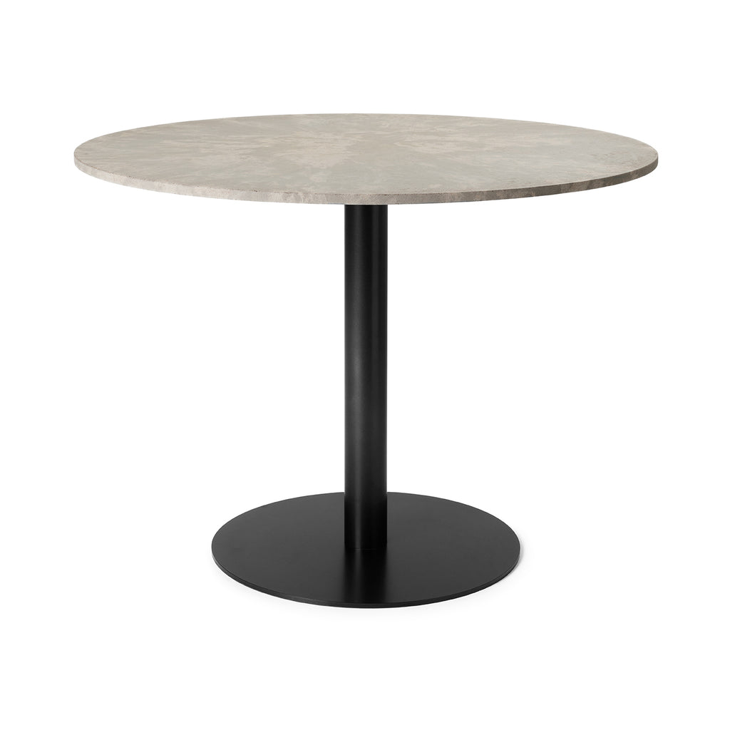 Mater Dining Table | Wood Waste Grey | H 70 cm | Ø 100 cm