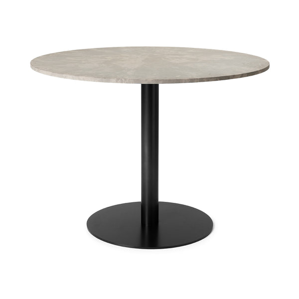 Mater Dining Table | Wood Waste Grey | H 70 cm | Ø 100 cm