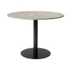 Mater Dining Table | Wood Waste Grey | H 70 cm | Ø 100 cm