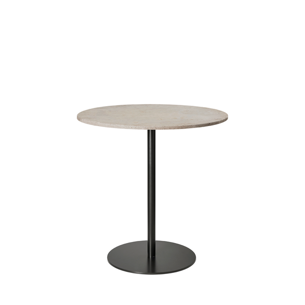 Mater Café Table | Wood Waste Grey | H 71,4 cm | Ø 70 cm