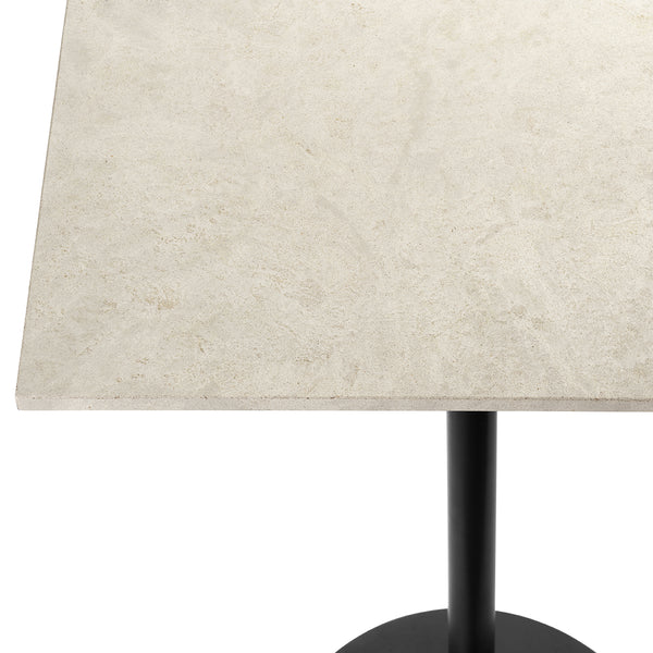 Mater Café Table | Wood Waste Grey | H 71,6 cm | 60 x 70cm