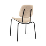 Compound Dining Chair | Full Front Uphol. | Wood Waste Grey