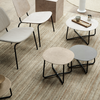 Lily Side Table | H 25 cm | Coffee Waste Black