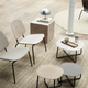 Compound Lounge Chair | Full Front Uphol. | Coffee Waste Dark