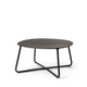 Lily Lounge Table | Ø 60 cm | Coffee Waste Black