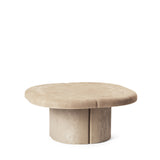 Alder Lounge Table Square in Sand, front view