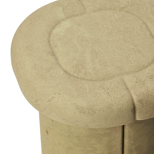 Alder Stool in Light Green, detail
