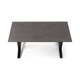 Mater Desktop in Coffee Waste Soft Black seen from above