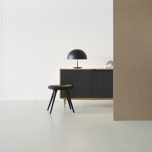 Low Stool | Black Beech | 47 cm | by Space Copenhagen