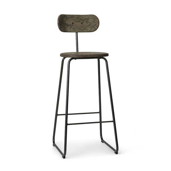 Earth Stool Backrest | Coffee Waste Dark | 69 cm | by Eva Harlou