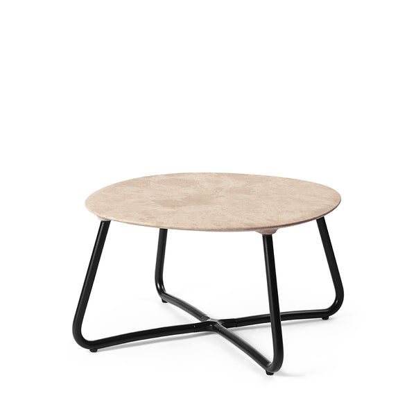 Lily Side Table | H 25 cm | Wood Waste Grey