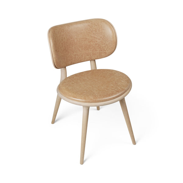 The Dining Chair | Matt Oak Pista | Camo Leather Pista Sand | by Space Copenhagen