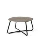 Lily Side Table H 25 cm in Coffee Waste Dark, front view