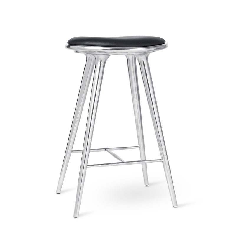 High Stool | Upcycled aluminum | 74 cm | by Space Copenhagen