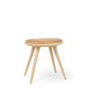 Low Stool | Natural soaped oak | 47 cm | by Space Copenhagen