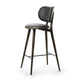 High Stool Backrest | Sirka Grey Oak | 69 cm | by Space Copenhagen