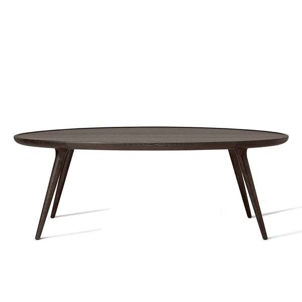 Accent Oval Lounge Table | Sirka Grey Stain Lacquered Oak | by Space Copenhagen