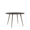 Accent Dining Table | Sirka Grey Stain Lacquered Oak | Ø 110 | by Space Copenhagen