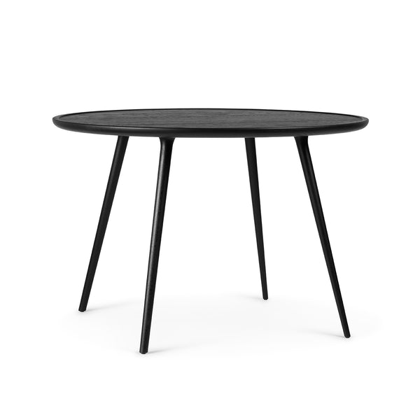 Accent Dining Table | Black Stain Lacquered Oak | Ø 110 | by Space Copenhagen