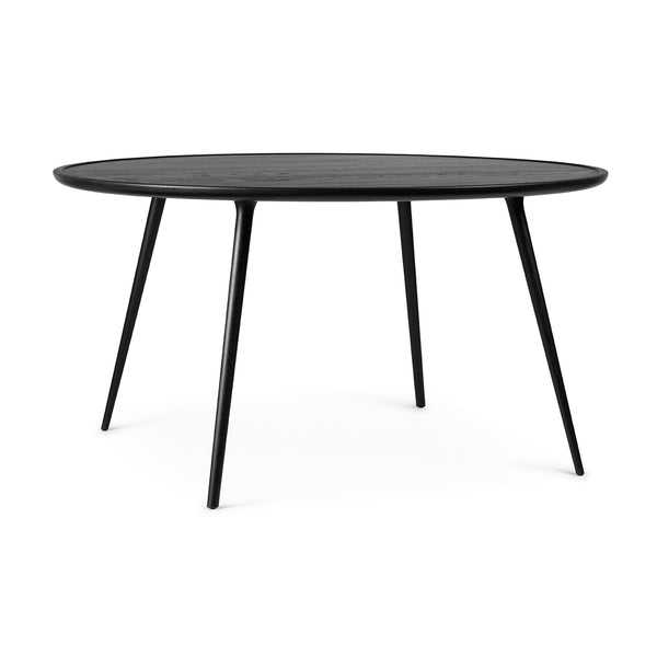Accent Dining Table | Black Stain Lacquered Oak | Ø 140 | by Space Copenhagen