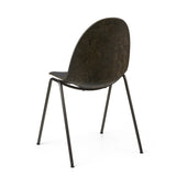 Eternity Sidechair in Coffee Waste Black with front upholstery, image 2
