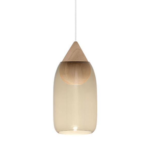 Liuku Pendant Black Drop | Smoke | by Maija Puoskari
