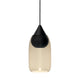 Liuku Pendant Black Drop | Smoke | by Maija Puoskari