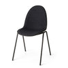 Eternity Sidechair | Full Front Uphol.| Coffee Waste Black | by Space Copenhagen