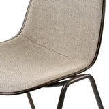 Eternity Sidechair | Full Front Uphol. Re-wool Beige | by Space Copenhagen