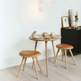 Accent Café Table | Matt Lacquered Oak | Ø 70 | by Space Copenhagen