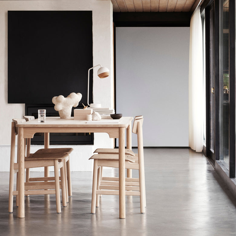 Conscious Chair 3162 in Soaped Oak and Coffee Waste Light, in an interior setting, image 12