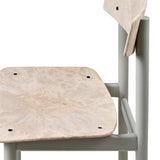 Conscious Chair 3162 | Grey Painted Beech and Wood Waste Grey | by Børge Mogensen & Esben Klint