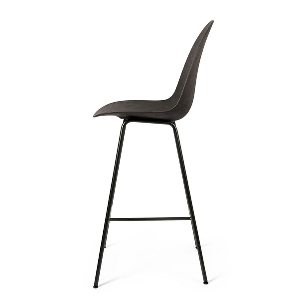 Eternity Bar Stool | Coffee Waste Black | 74 cm | by Space Copenhagen