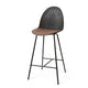 Eternity Counter Stool | Uphol. Seat | Coffee Waste Black | by Space Copenhagen