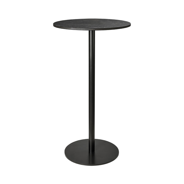 Mater Bar Table | Coffee Waste Black | H 106,6 cm | Ø 60 cm
